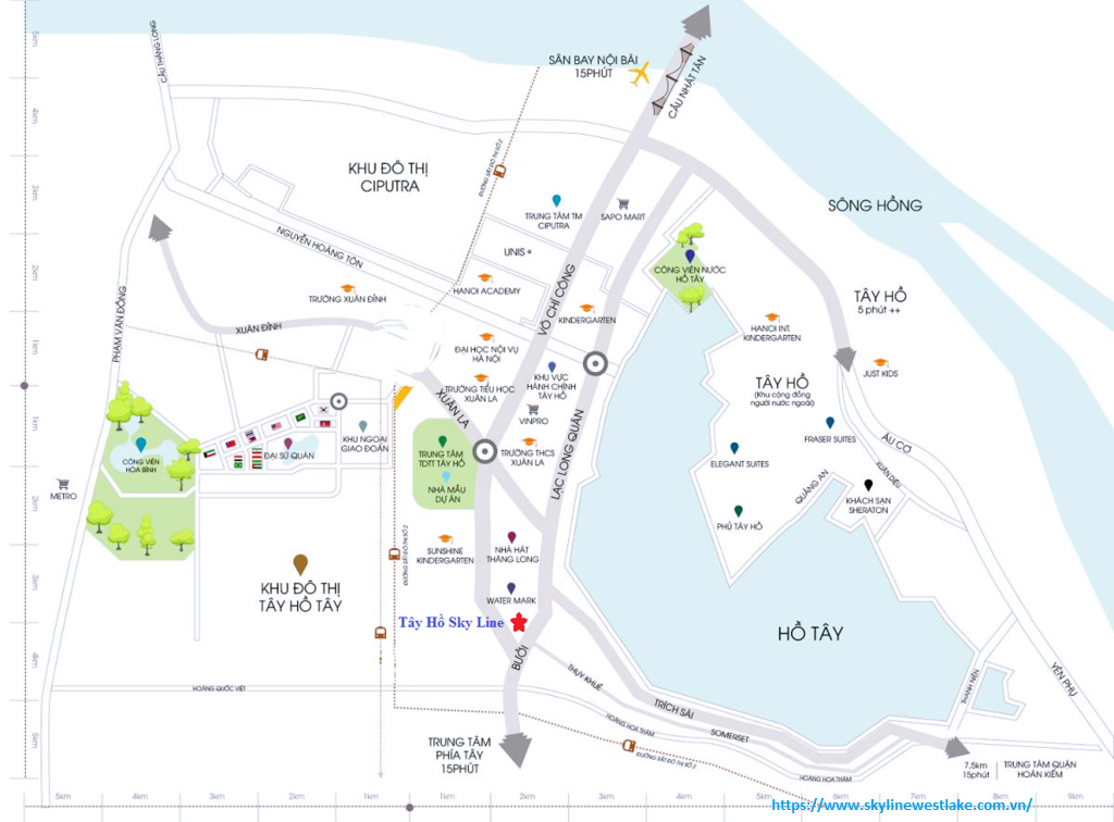 Vị Trí Skyline WestLake